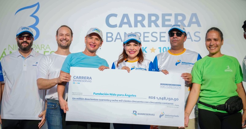 Voluntariado Banreservas realiza carrera de 5 y 10 kilómetros en beneficio de la Fundación Nido de Ángeles